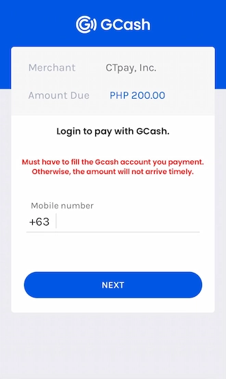 🔎Step 2: Enter the mobile number registered with GCash.