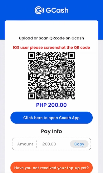 🔎Step 3: Open your GCash wallet to pay by scanning the QR code.